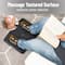 Mind Reader Foot Rest, Under Desk at Work, Ergonomic, Height Adjustable, Office, Plastic, Black